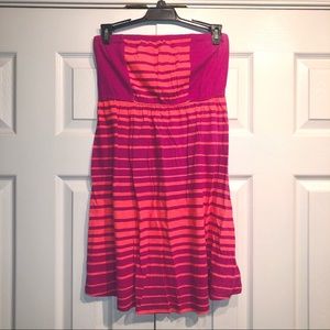 Hurley Strapless Neon Beach Dress